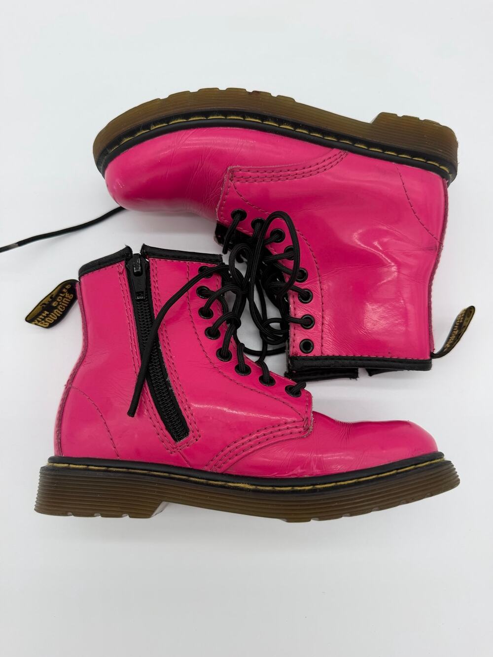 Dr. Marten's Delaney boot hot pink little girls 11